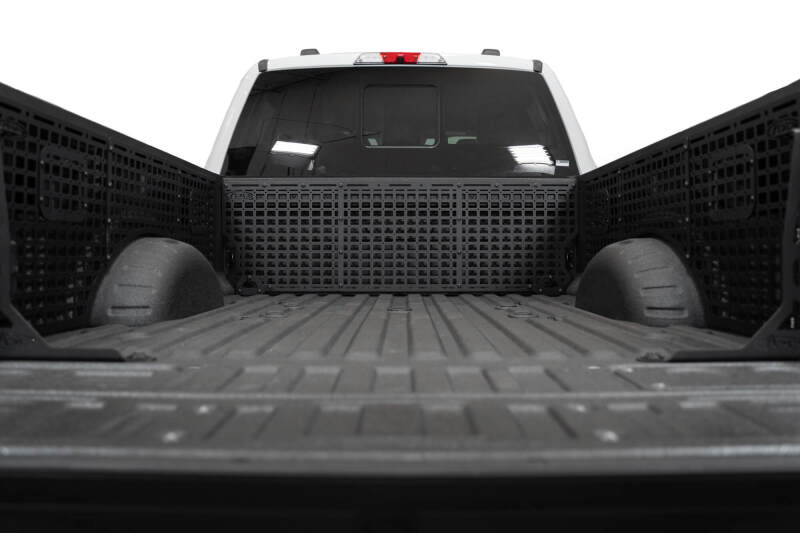 Ford Super Duty Molle Panels - Rear - Addictive Desert Designs - Hammer Black Powder Coat Finish - Black - `23-`27